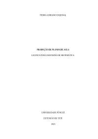 Planos de Aula de Matemática: Guia Completo para Professores - Prof. Nhampinga