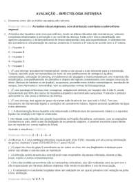 Exercícios de Infectologia Intensiva: Avaliação de Conhecimento sobre Doenças Infecciosas