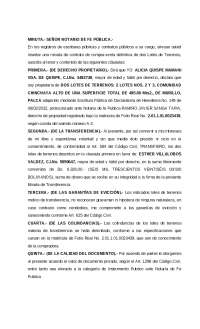 MINUTAS ACLARATORIAS