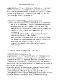 Sintesi della Globalizzazione nelle scienze umane