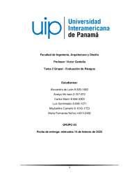 Evaluación de Riesgos en la Oficina de Archivo: Caso Facultad de Ingeniería