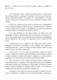 Resumo do livro Brincadeira e Cultura: Viajando pelo Brasil que Brinca de Ana Carvalho