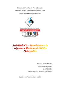 mecanica de solidos deformables
