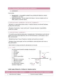 Notes on Block c of the course of education and educational contexts unit 5 (last one)....