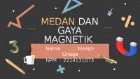 Medan dan gaya magnetik, terkait dengan materi mengenai magnet di perkuliahan