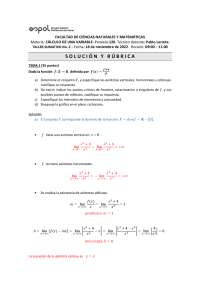 Taller Sumativo de Cálculo de una Variable
