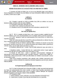 Teste físico para cursos do cbmerj