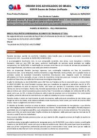 Peça oab para pesquisa e estudo