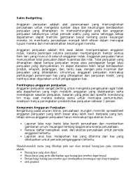 Sales Budgeting / Anggaran penjualan