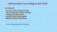 Acción de absorberdor