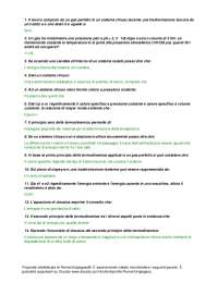 Paniere Fisica tecnica ambientale - Ingegneria civile L7 Pegaso - Aggiornato