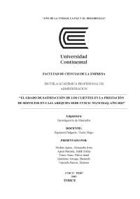 Análisis de la satisfacción del cliente en los servicios financieros de Caja Arequipa