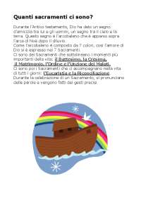 Religione ,i vari sacramenti