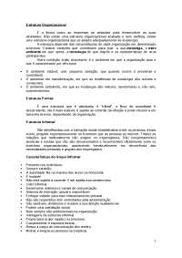 Estrutura Organizacional: Conceitos, Tipos e Departamentalização