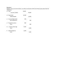 Accounting Journal Entries: Exercises and Explanations - Prof. Ali