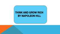 Think and Grow Rich  by Napoleon Hill