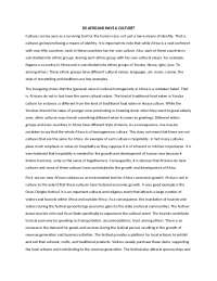 Discussion on African philosophy