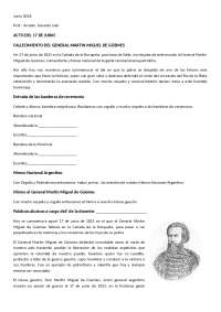Glosas Acto de Güemes