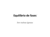 A petrologia tem diversas áreas de estudo essa está centrada nos diagramas