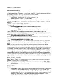 Diritto Costituzionale
