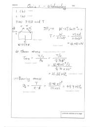 Quiz solutions for practice questions