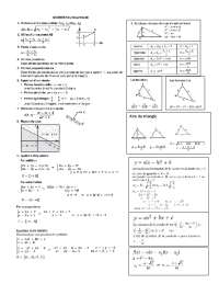 Formule de mathematique feuille aide memoire sn4