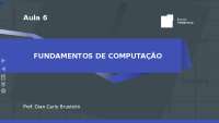 Slide da aula 6 sobre banco de dados