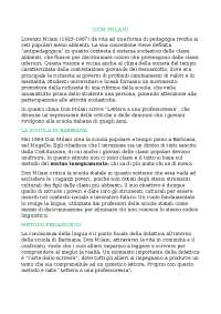 Don Milani Riassunto Maturità