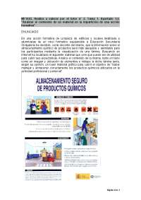 MF1443. Realiza a valorar por el tutor nº 2. Tema 1. Apartado 1.4. "Analizar el contenido.