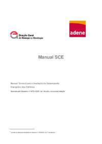 Manual SCE - Legislação