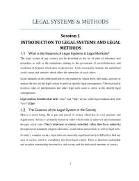 Legal Systems and Methods