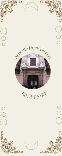 ARTICULO PERIODISTICO DE LA CASA PATIO VIRREINAL LIMEÑA