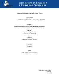 Trata de que aprendamos más sobre los docentes