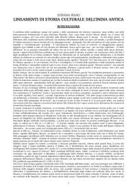 S.Piano - Lineamenti di storia culturale dell’India antica