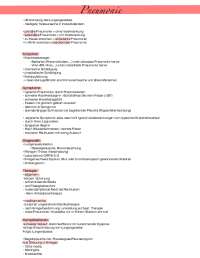 Lungenkrankheiten und Phys Themen