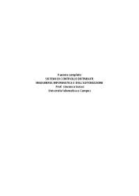 Sistemi di controllo distribuiti-Prof Suraci V.-Paniere completo (aperte e chiuse) eCampus