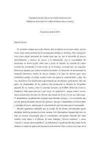 Criterios Charta para la transcripción de documentos castellanos