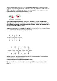 Exercícios de Química: Interações Intermoleculares e Pontos de Ebulição