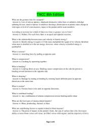 TNCC 8th Edition LATEST COMPLETE QUESTIONS AND ANSWERS WITH SOLUTIONS