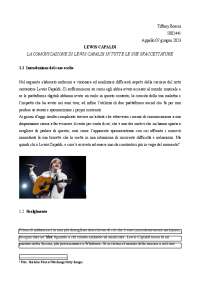 Elaborato Mercati e Media su un cantante