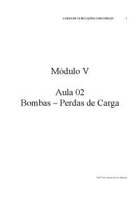 curso de bombas perca de carga