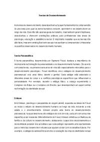 Desenvolvimento Humano: Teorias e Adultez Emergente