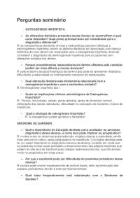 Patologias sistemicas relacionadas a alterações bucais