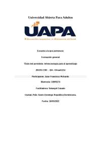 Infotecnologia para el aprendizaje