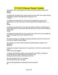LATEST Summary The Texas Commission on Law Enforcement TCOLE (Master Study Guide)