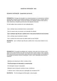 QUESTIONÁRIO DE DESIGN DE INTERAÇÃO RESOLVIDO - FACAP