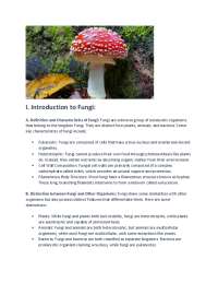 Fungi, Classification, Disease and its importance