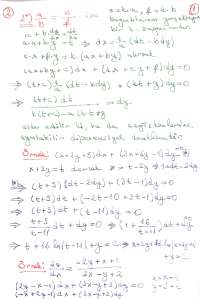 MATHEMATICAL EXERCISES DIFFERENTIAL EUQATIONS