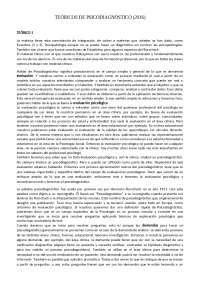 Teóricos Psicodiagnóstico