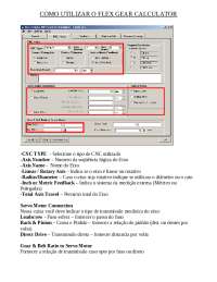 COMO UTILIZAR O FLEX GEAR CALCULATOR
